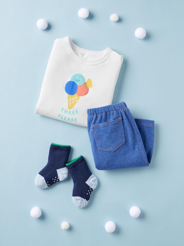 BT AIRism크롭레깅스(릴랙스핏)데님라이크