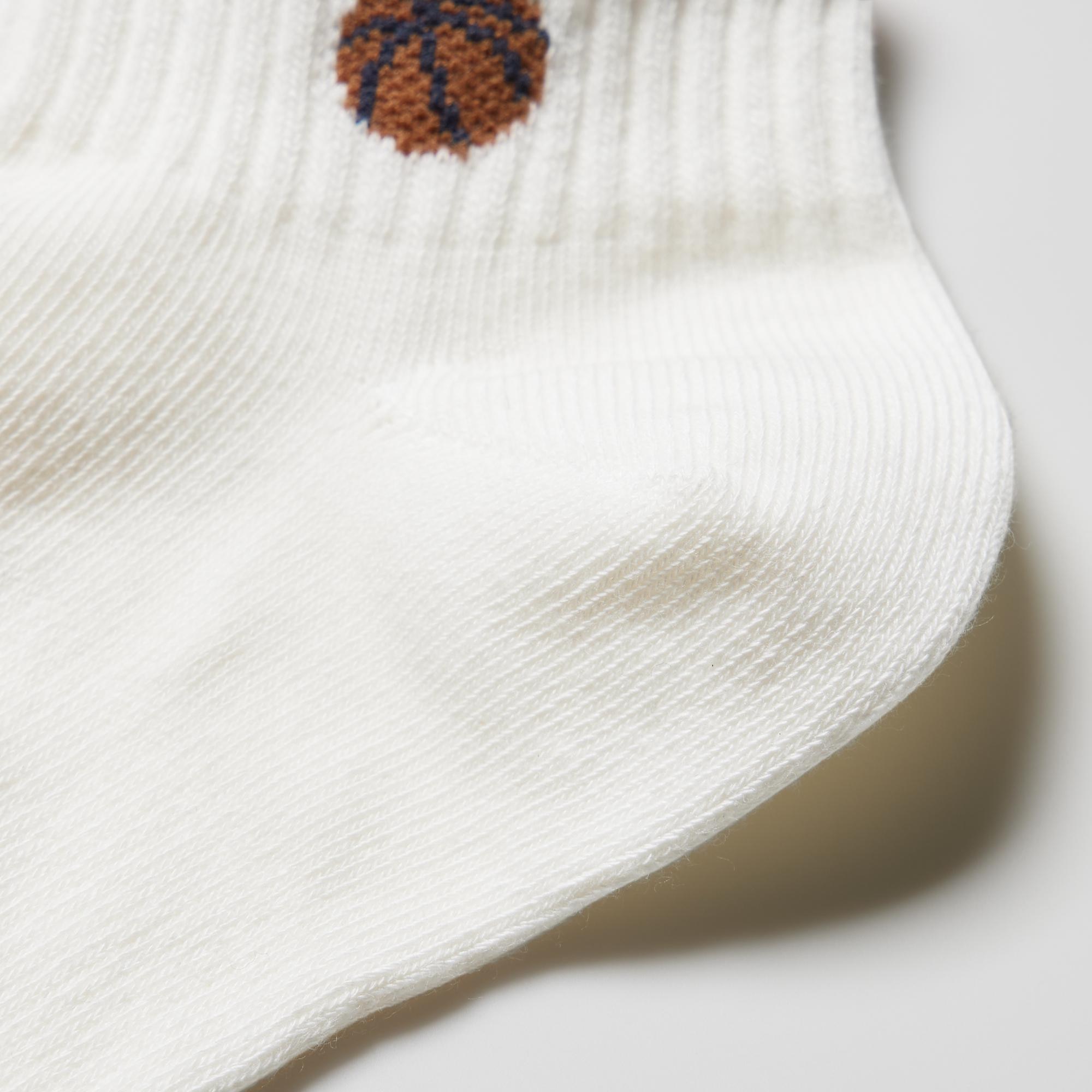 Носки короткие детские Uniqlo Short Socks (Line) B, 3 пары