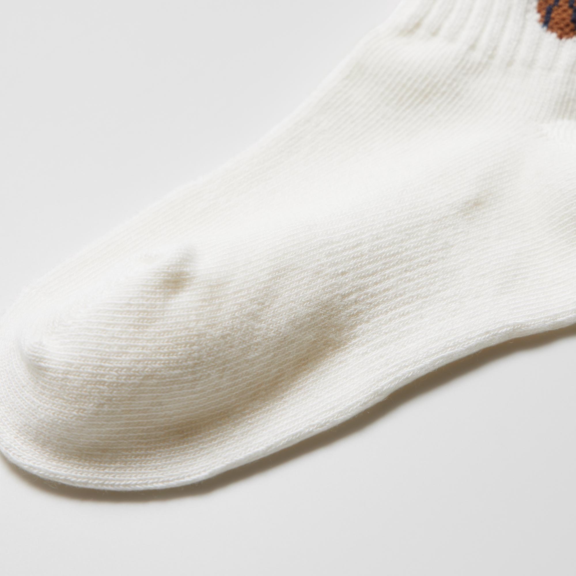 Носки короткие детские Uniqlo Short Socks (Line) B, 3 пары