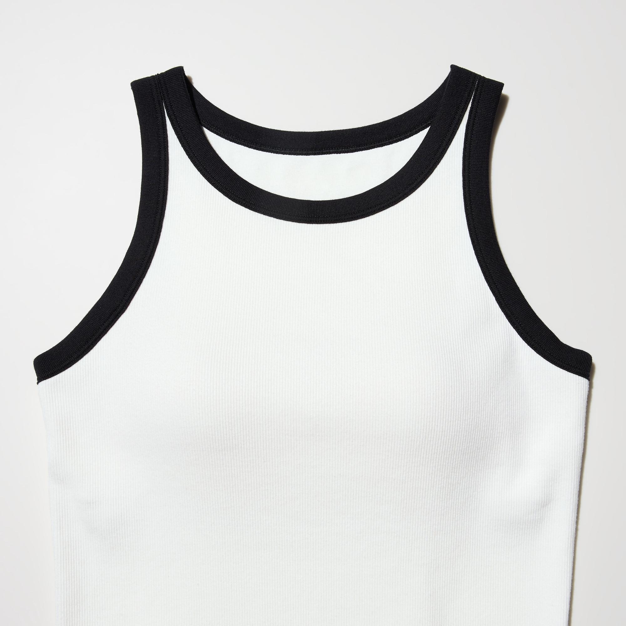 Бра-топ Uniqlo Rib Bra Top (Colorblock)