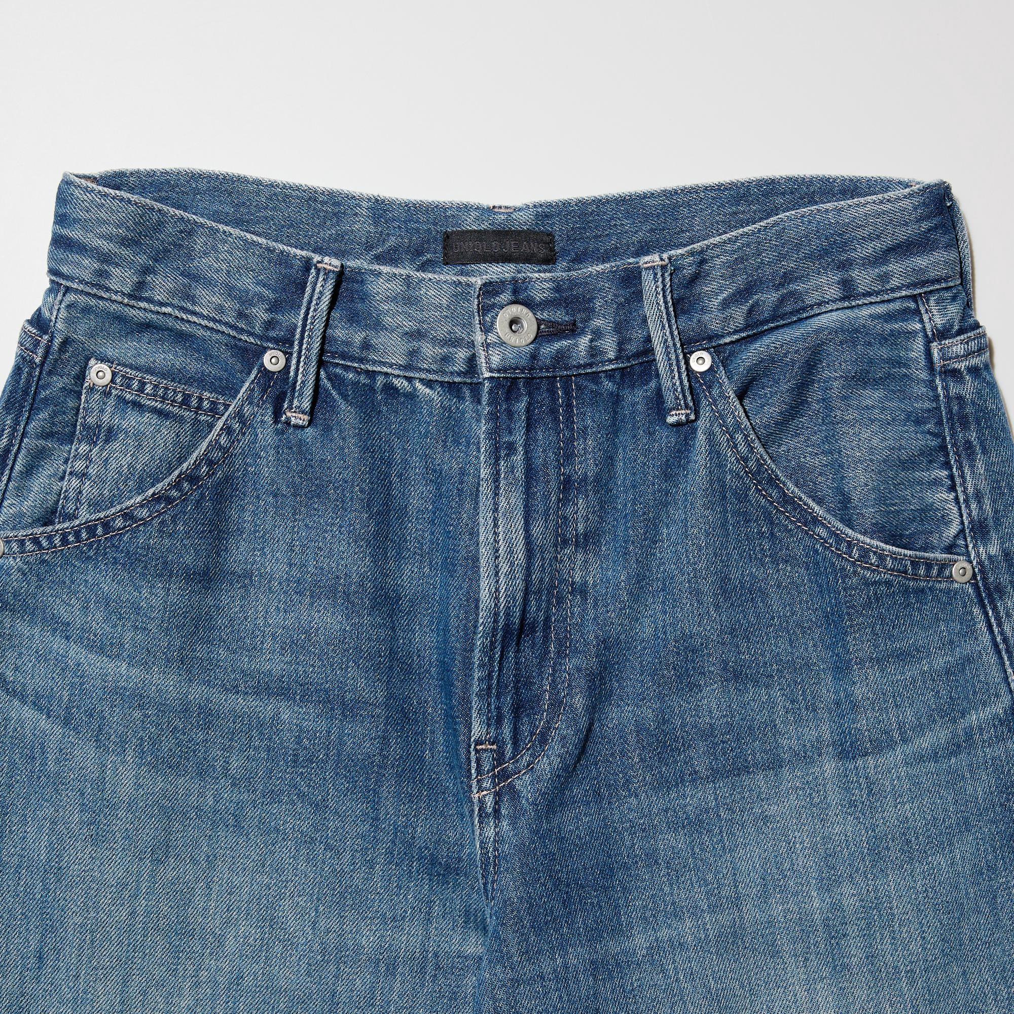 Джинсы Uniqlo Baggy Barrel Leg Jeans, длина штанины 75 см