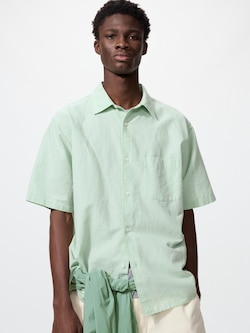 코튼리넨셔츠(반팔)