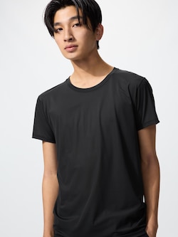 AIRism메쉬크루넥T(반팔)