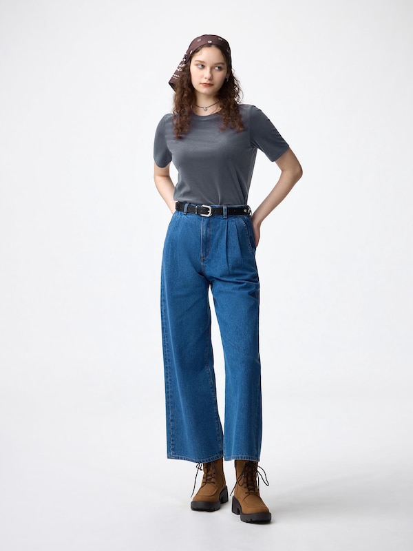 GU시어벨루어티셔츠