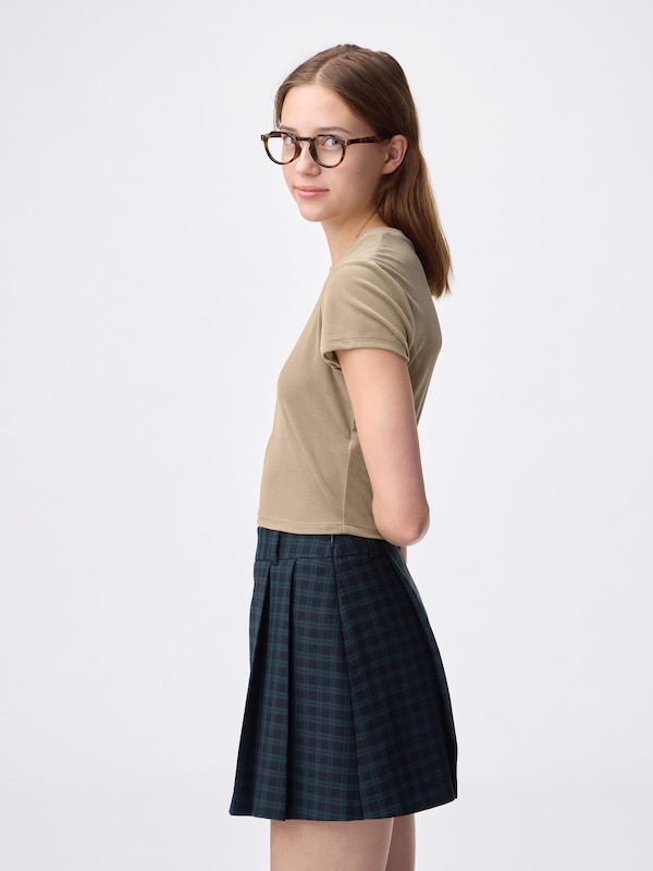 GU시어벨루어크롭티셔츠