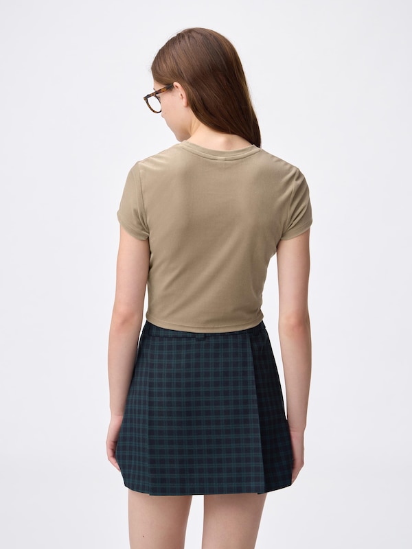 GU시어벨루어크롭티셔츠