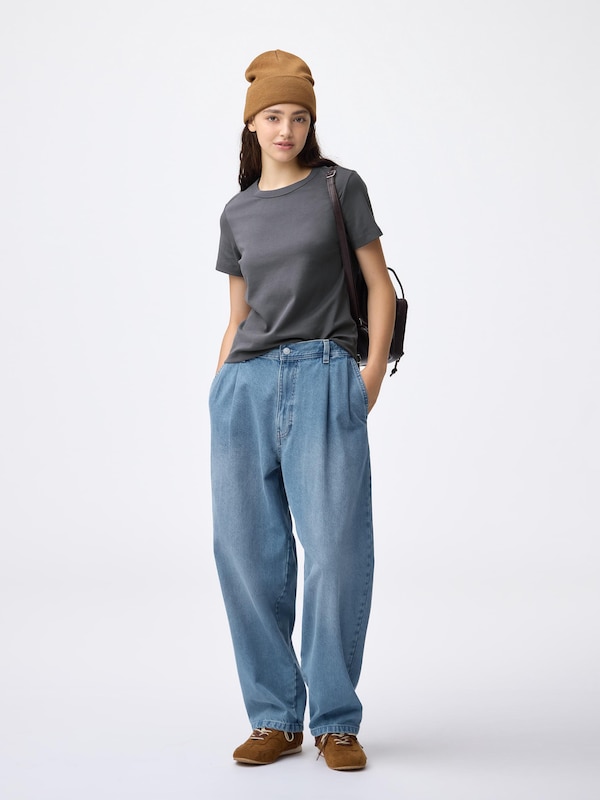 GU데님캐롯팬츠