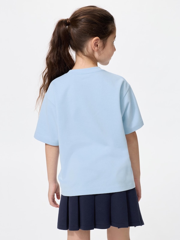 KIDS AIRism코튼그래픽크루넥T