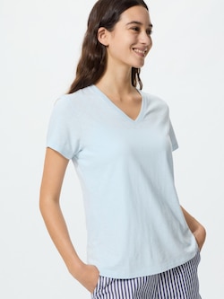 슬러브저지V넥T