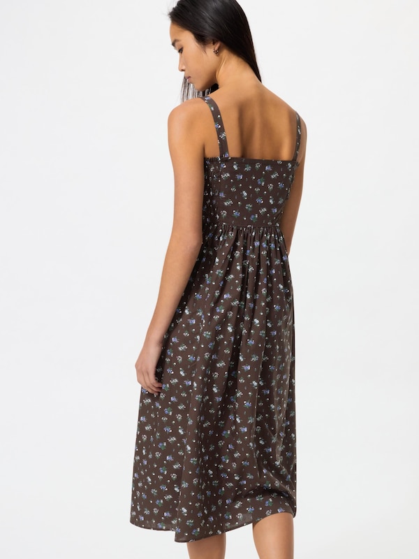 코튼셔링원피스(슬리브리스)프린트