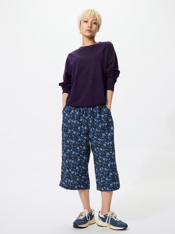 레이온RELACO크롭팬츠(멀티플라워)