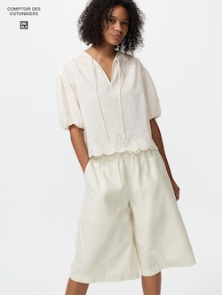 리넨블렌드큐롯