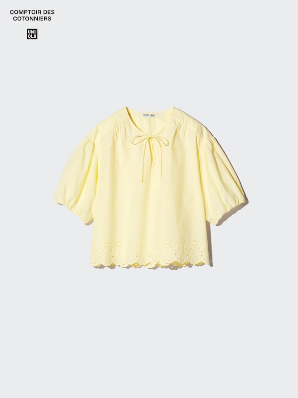 엠브로이더리블라우스(5부)