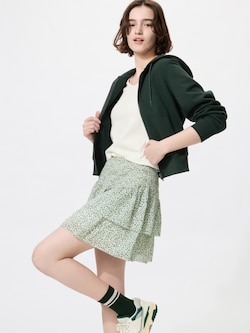 셔링볼륨프릴미니스커트