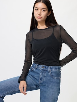 시어메쉬크루넥T(긴팔)