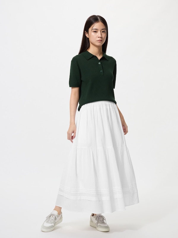 티어드맥시스커트(치마길이80~84cm·짧은기장)