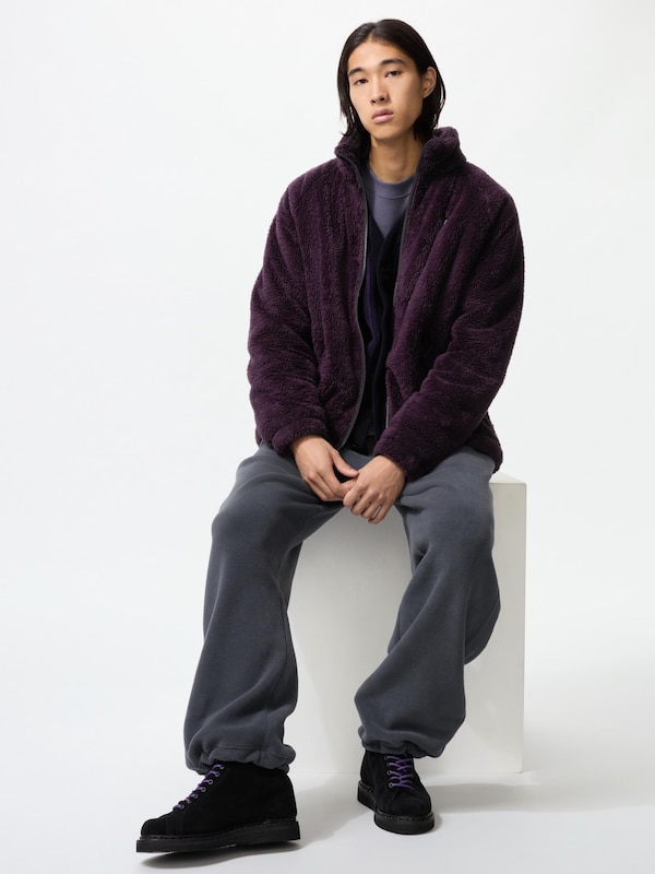 후리스와이드팬츠(다리길이71~77cm·긴기장)