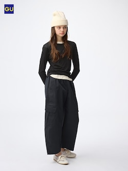 GU카고배럴앵클팬츠