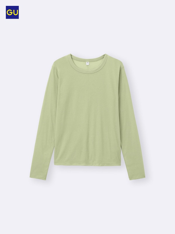 GU소프트시어크루넥T(긴팔)