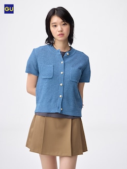 GU메탈버튼가디건(반팔)