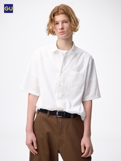 GU이지케어브로드클로스셔츠(반팔)