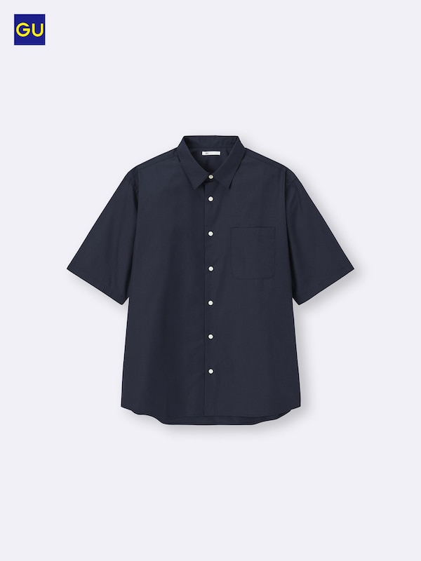 GU이지케어브로드클로스셔츠(반팔)