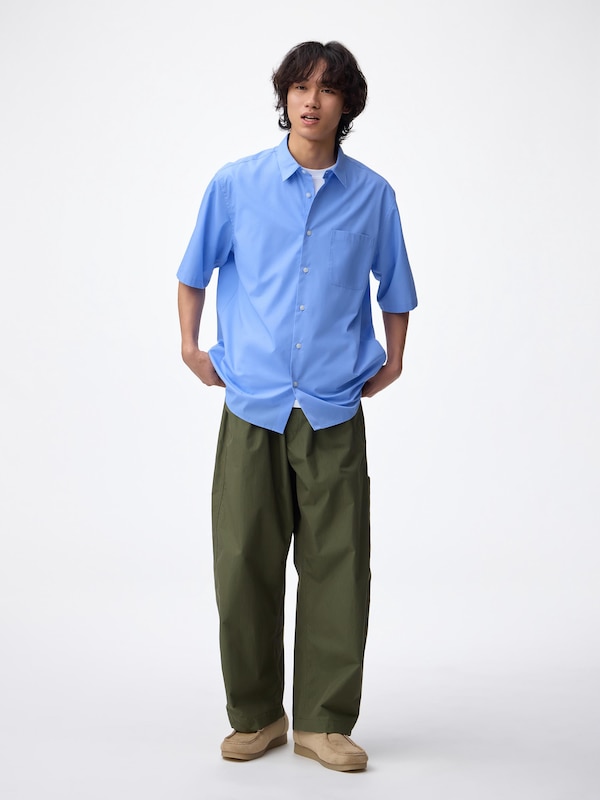 GU이지케어브로드클로스셔츠(반팔)