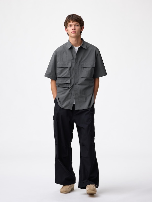 GU나일론포켓셔츠(반팔)