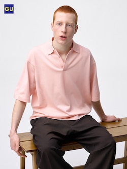 GU워셔블니트폴로셔츠 (반팔)