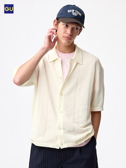 GU워셔블부클레니트셔츠(반팔)