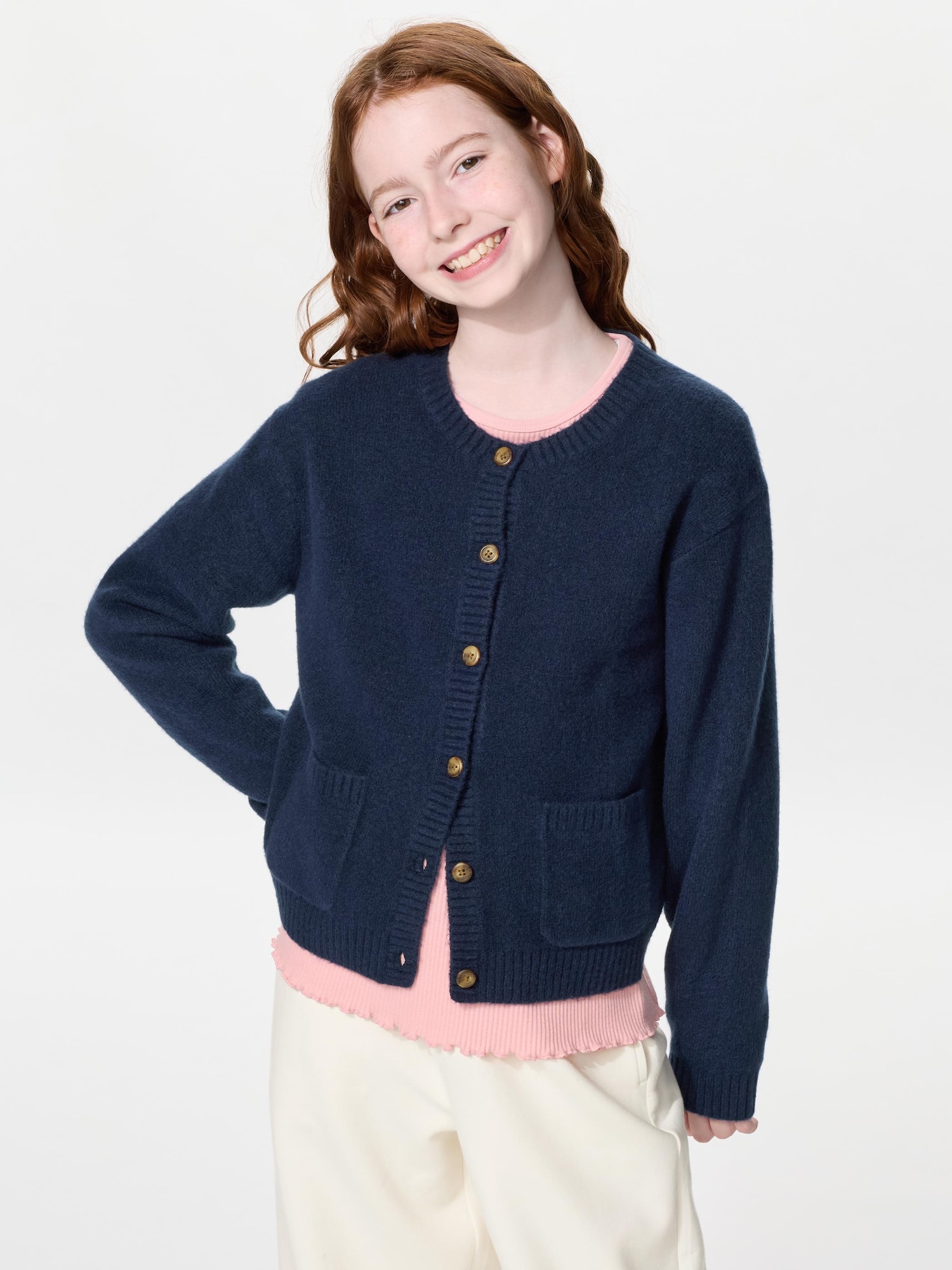 GIRLS кар디ган Souffle Yarn
