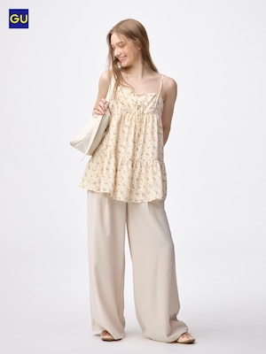GU플라워프린트캐미솔튜닉