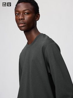 AIRism코튼스트라이프T(긴팔)