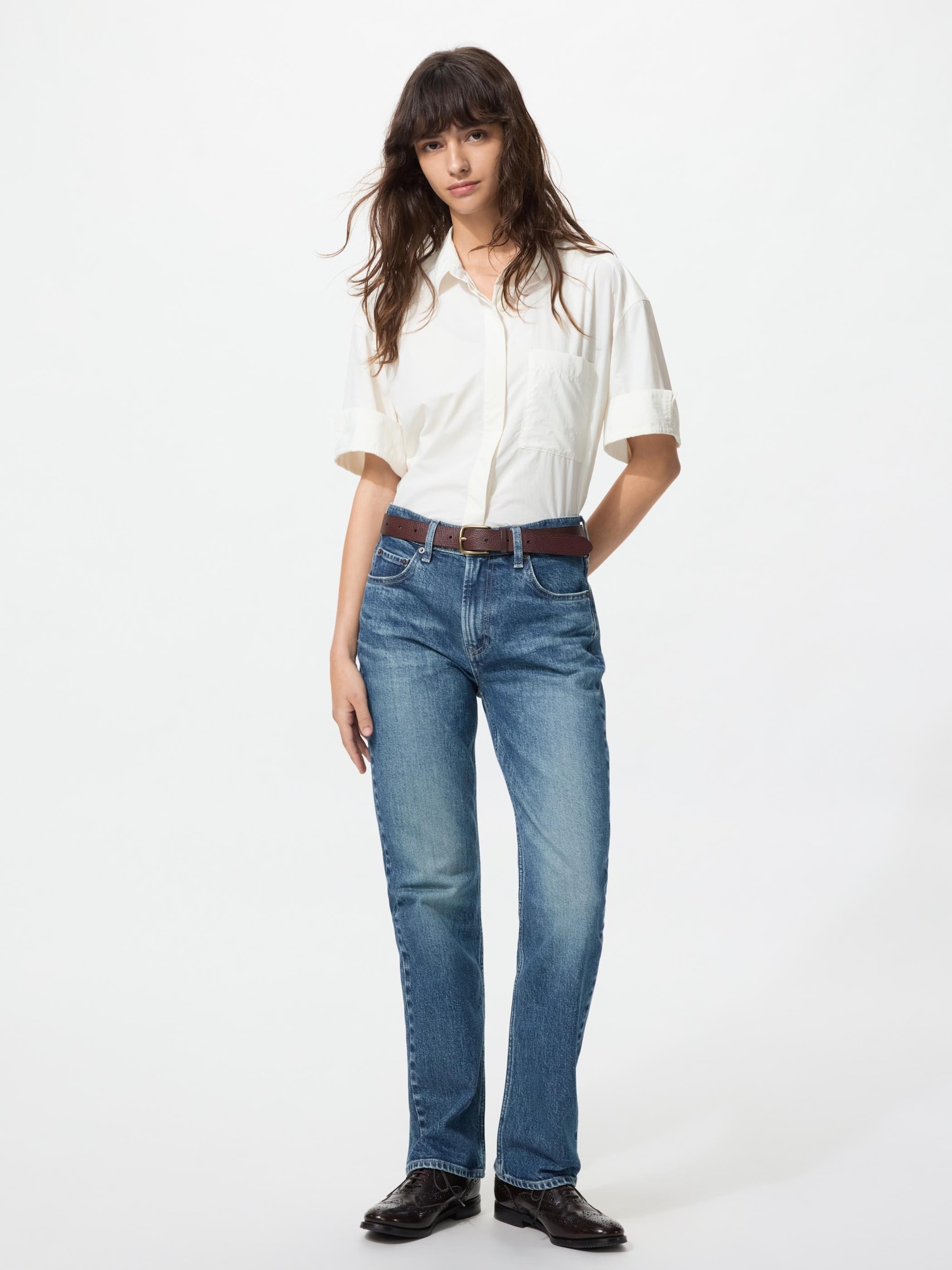 Узкие прямые джинсы Slim