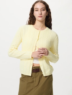 케이블크루넥가디건