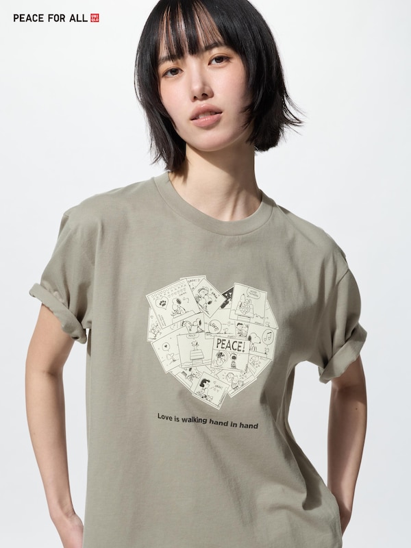 PEACE FOR ALL 그래픽T(레귤러핏)PEANUTS