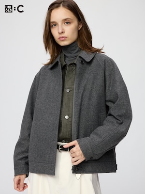 울블렌드해링턴재킷