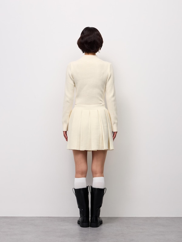 GU니트플리츠미니스커트