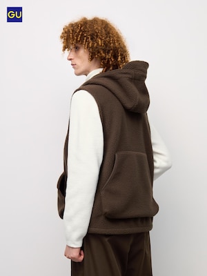 GU후리스후디드오버사이즈베스트 ENGINEERED GARMENTS