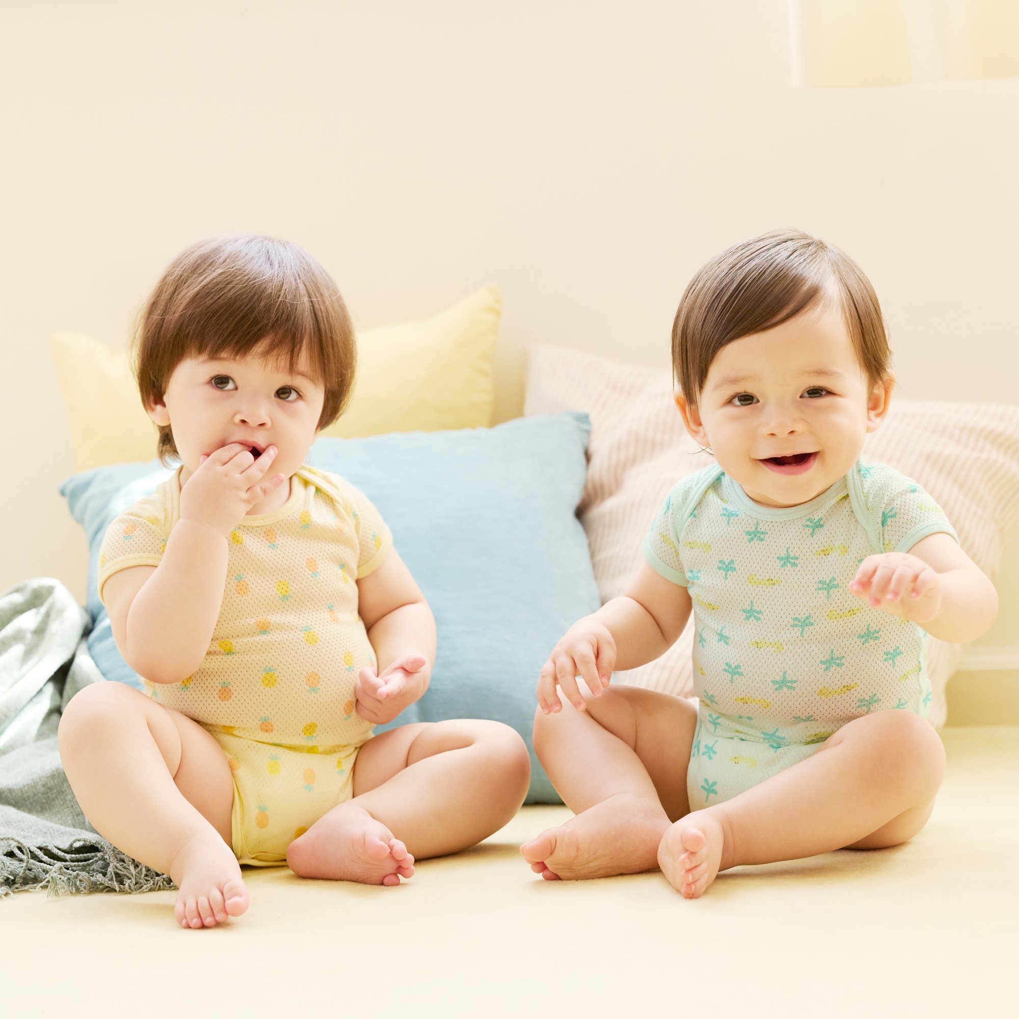 연약한 아기 피부를 위해 디자인된 유니클로 바디수트