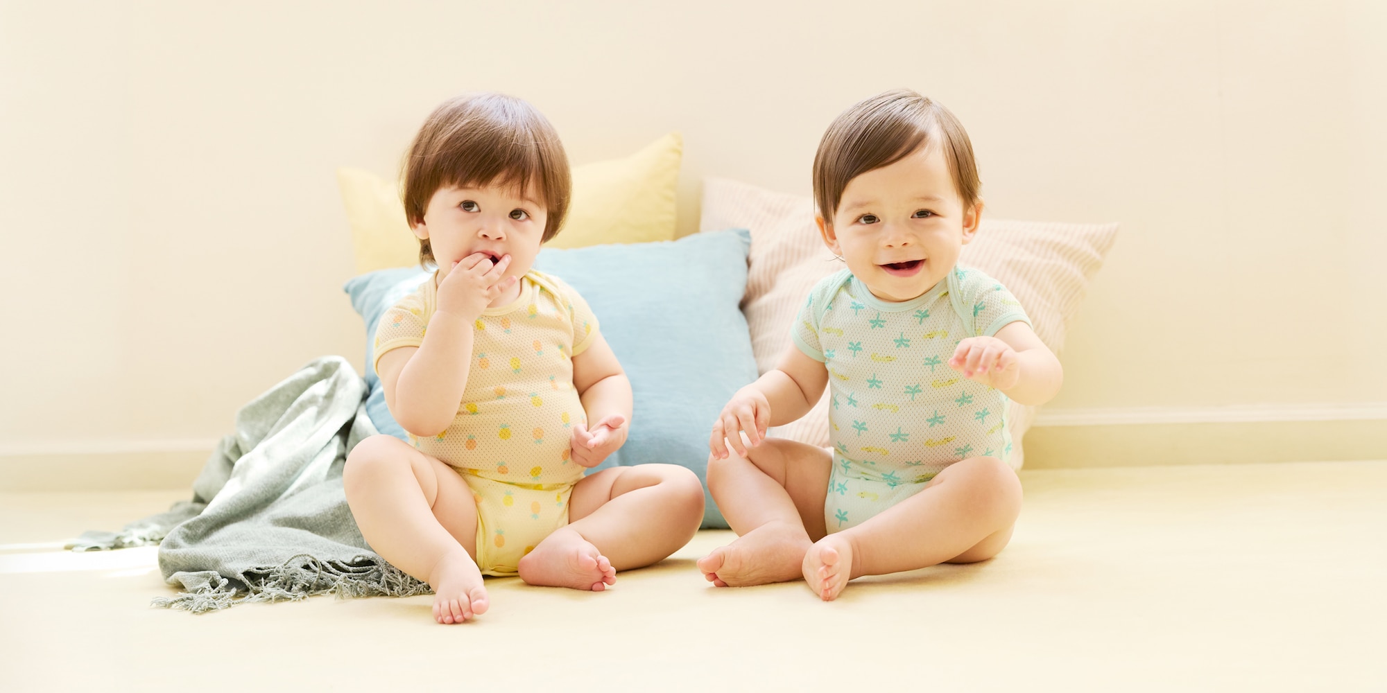 연약한 아기 피부를 위해 디자인된 유니클로 바디수트