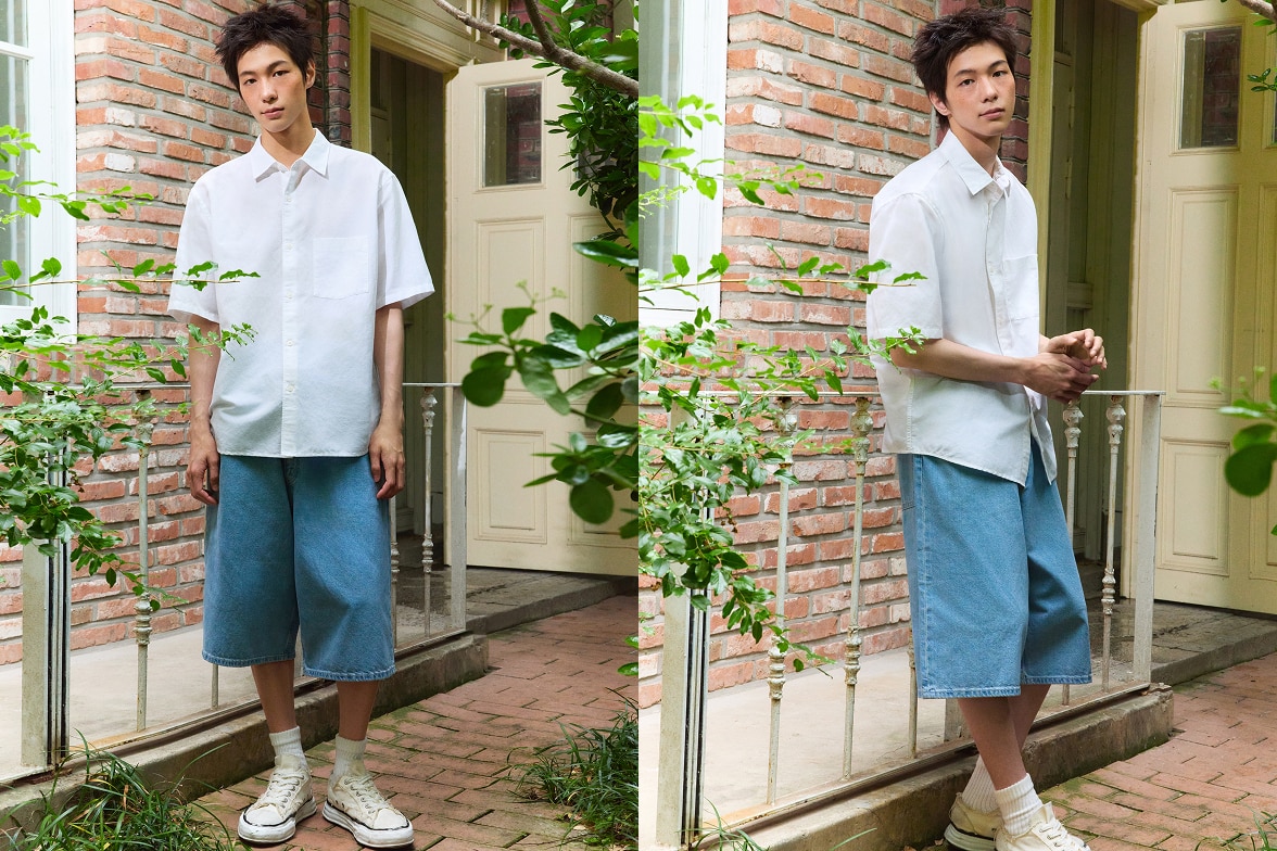 데님 쇼트 팬츠