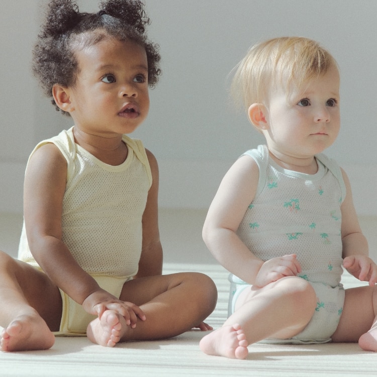 코튼메쉬 바디수트