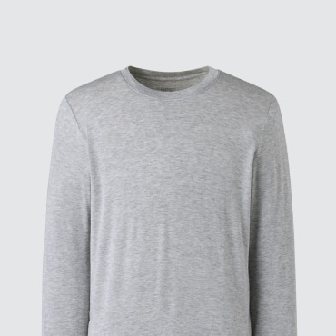 히트텍캐시미어블렌드크루넥T(9부)엑스트라웜