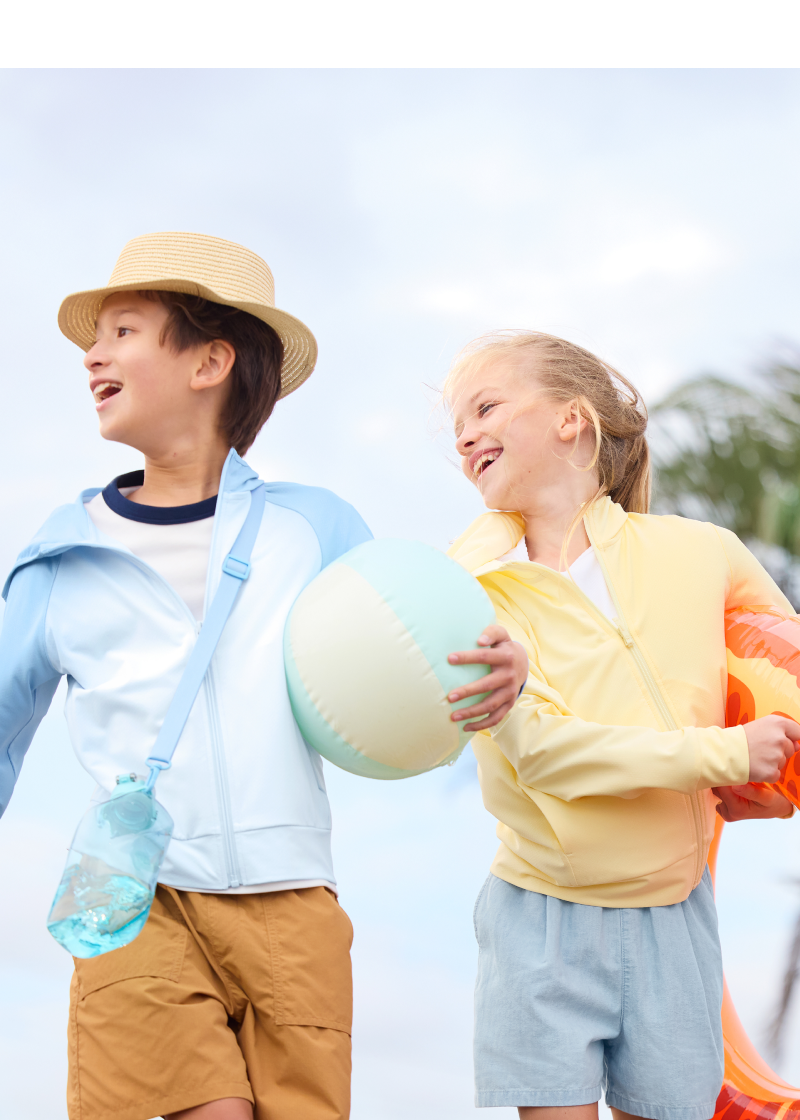 키즈 피크닉, 공원 나들이, 여름 옷 유니클로에서 준비하세요.