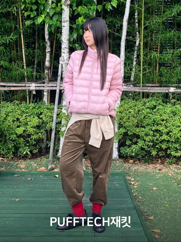 유니클로 여성 PUFFTECH재킷 