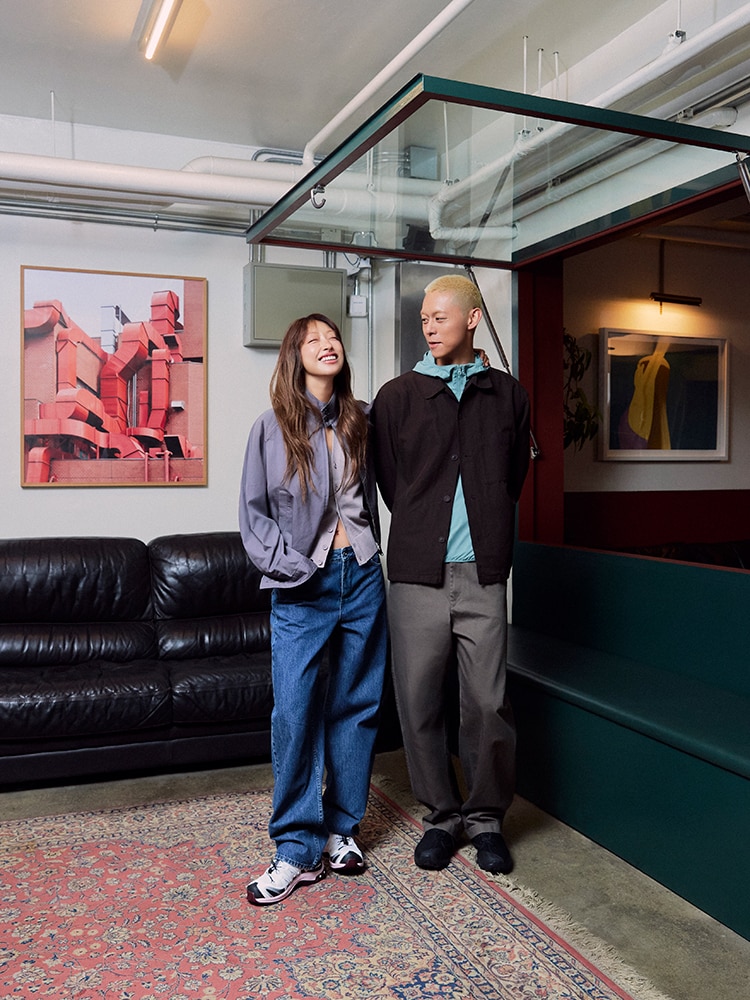 다샤&조나단 커플 유니클로 스타일링