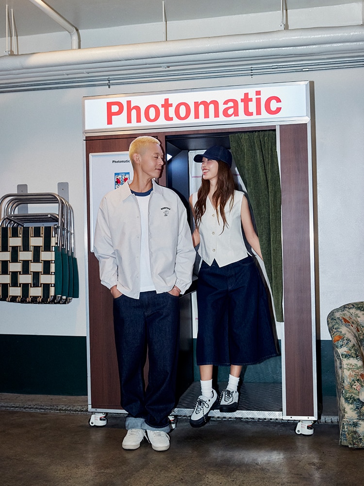 다샤&조나단 커플 유니클로 스타일링