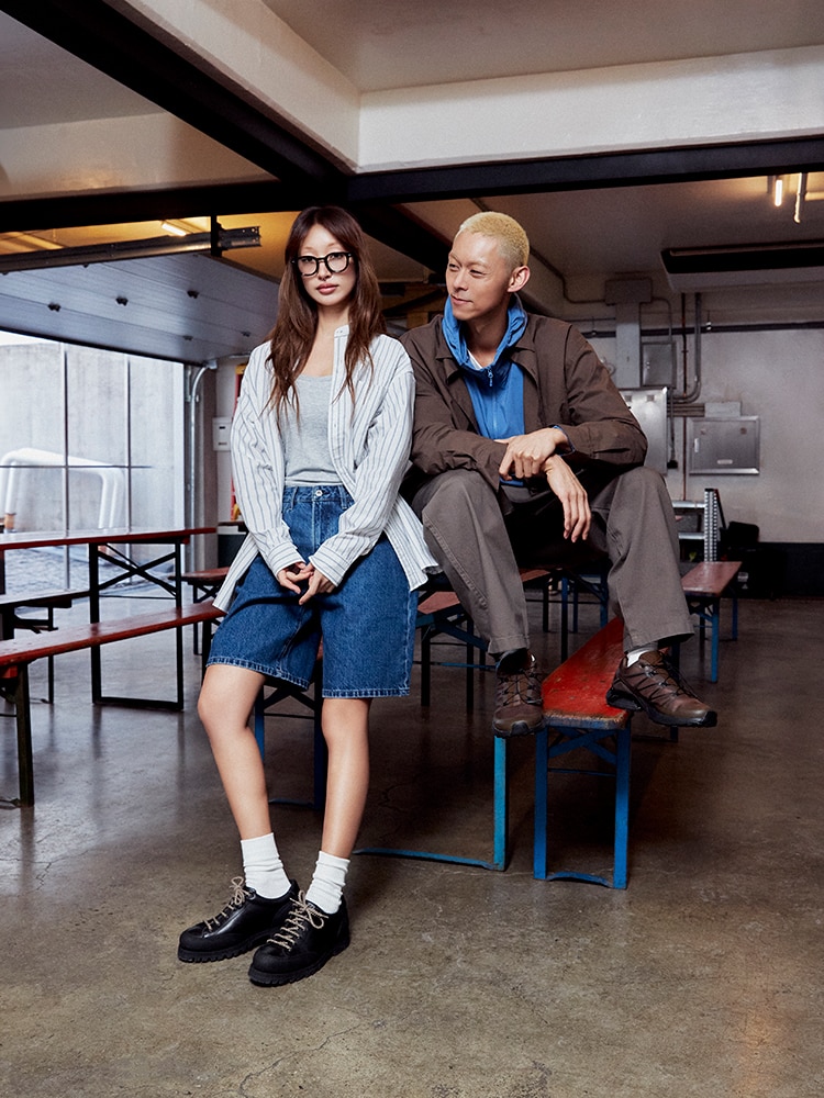 다샤&조나단 커플 유니클로 스타일링