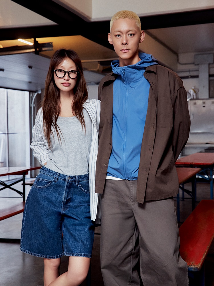 다샤&조나단 커플 유니클로 스타일링